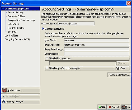 Firefox Account Settings